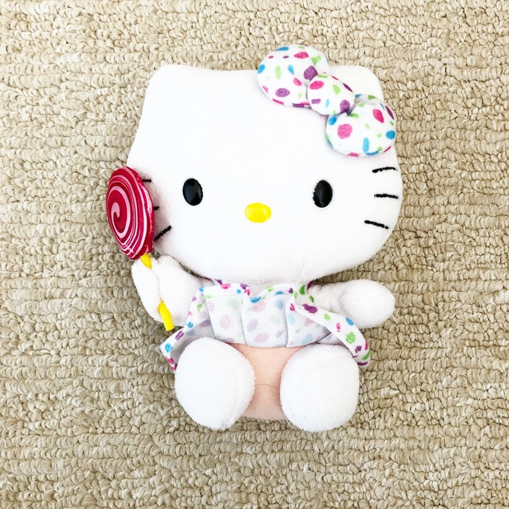 Hello Kitty Lollipop TY beanie baby plush animal